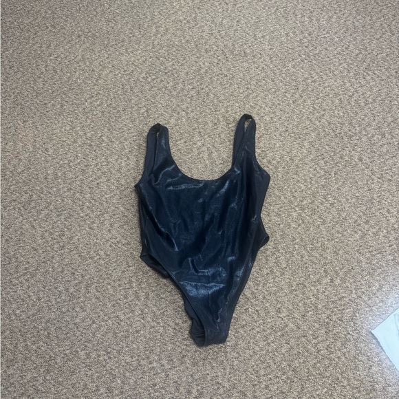 Heroine Sport Shimmering Black Kids Bodysuit - Picture 1 of 2